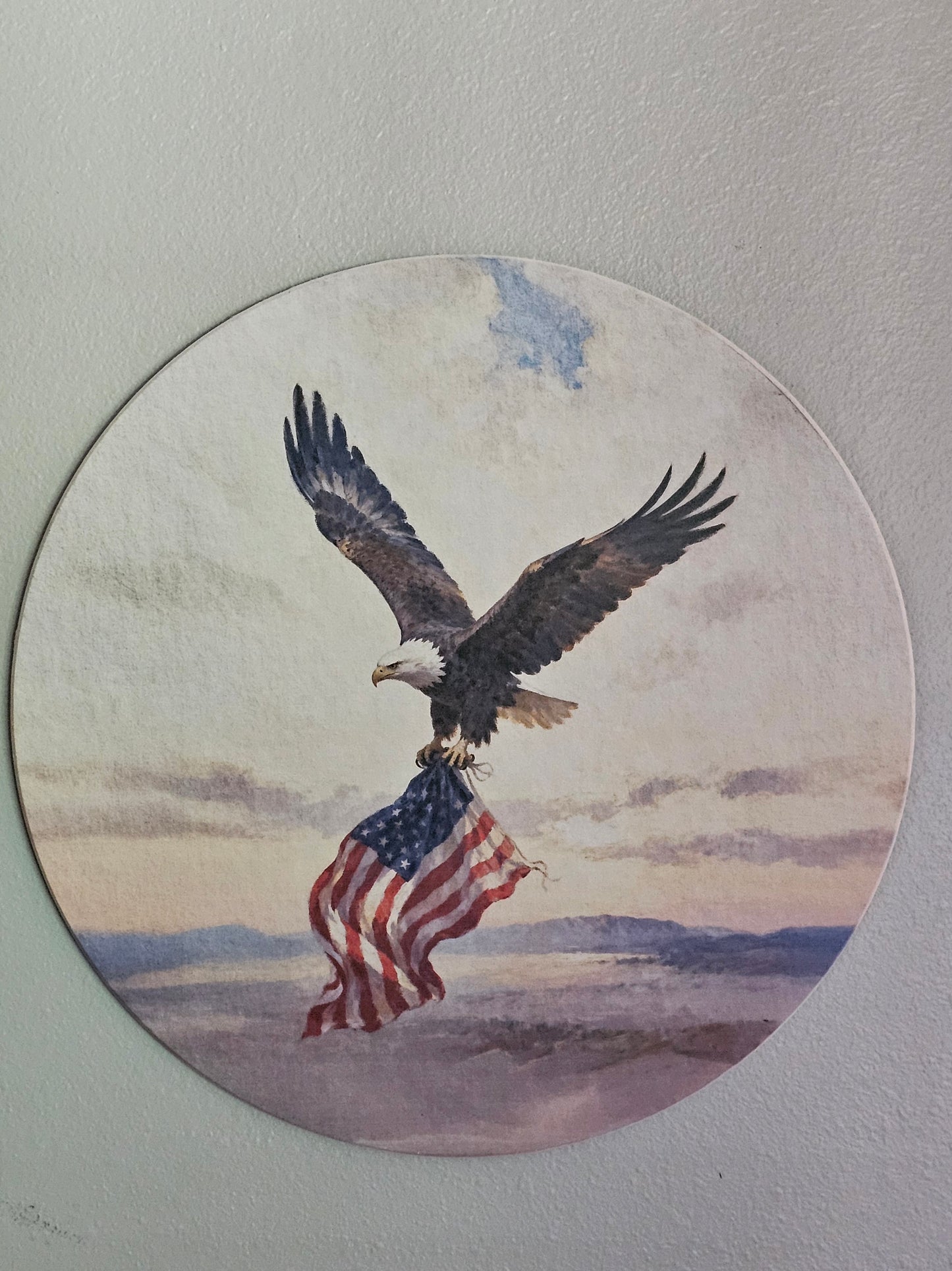 Vigil Watch 24 x 24 Circular Art Work