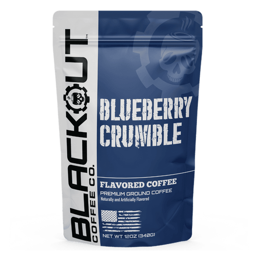 Blueberry Crumble Flavored Ground Coffee Medium Roast
