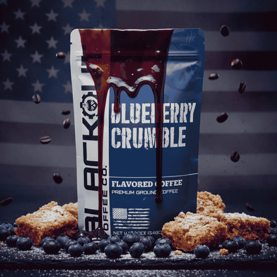 Blueberry Crumble Flavored Ground Coffee Medium Roast