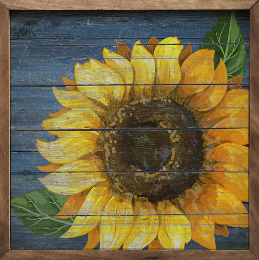 Sunny Days Sunflower 12x12 Wood Wall Decor
