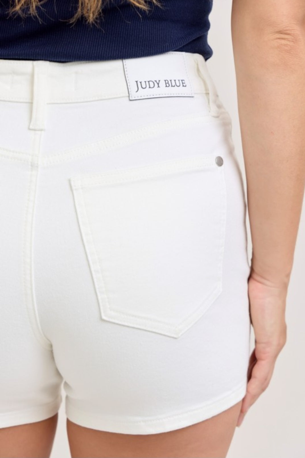 Unredacted Sovereign White Judy Blue Shorts Missy Sizes