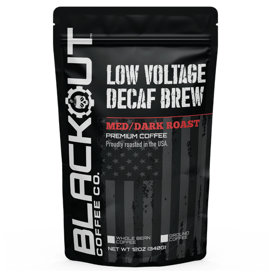 Low Voltage Decaf Whole Bean Medium Dark Roast